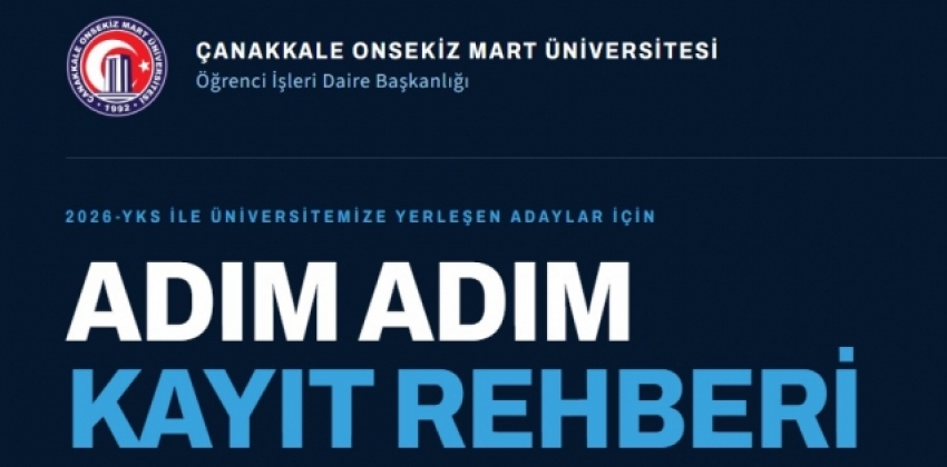 2026 YKS İLE YERLEŞEN ÖĞRENCİLERİN KAYIT İŞLEMLERİ