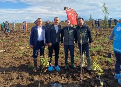 Fakültemiz “Şahidimiz Toprak İmzamız Fidan Sevdamız Yeşil Vatan” Fidan Dikim Törenine Katıldı