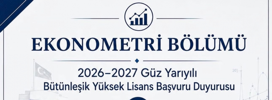 Bütünleşik Yüksek Lisans Programı Başvuruları