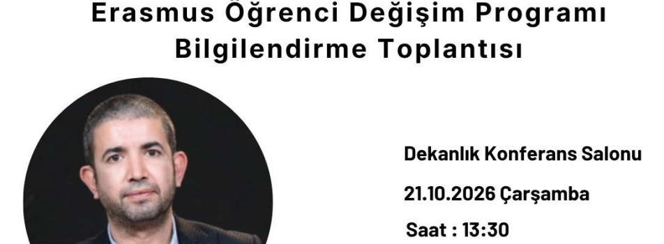 Erasmus Bilgilendirme Toplantısı