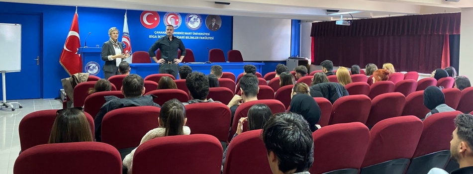 İş Dünyasında Bilişim Teknolojileri dersinde Bigan Enerji'nin sahibi Yiğithan YAZGAN'ı ağırladık.