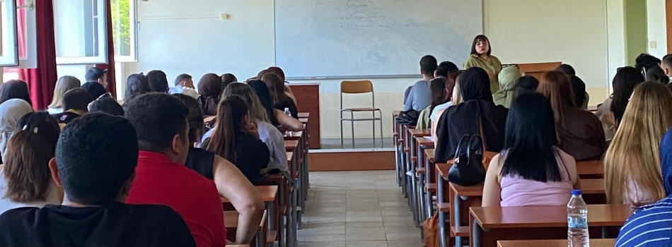 Amine Aybike PALAVAR tarafından "Mitos'tan Logos'a: Kadın İmgesinin Dönüşümü" Başlıklı seminer gerçekleştirildi