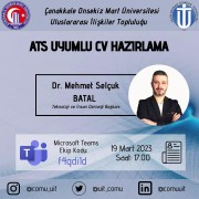 "ATS UYUMLU CV HAZIRLAMA" Çevrimiçi Etkinliği