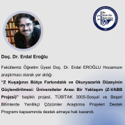 Öğretim Üyemiz TÜBİTAK 3005- Sosyal Beşeri Bilimlerde Yenilikçi   Çözümler Araştırma Projesi Ekibinde