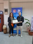Zeytin Cafe’ye Teşekkür Belgesi Takdim Edildi