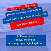 2025 Yılı Girişli Öğrencilerimiz Hoş Geldiniz