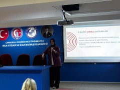 Flört Şiddeti Eğitimi Fakültemizde Gerçekleştirildi