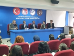 Biga Kaymakamı Ercan Kayabaşı Kamu Yönetimi Öğrencileriyle Buluştu