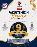 Fakültemizden TÜBİTAK 2209 Projelerinde Önemli Başarı