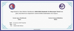 ÇOMÜ Biga İİBF 2025-2026 Akademik Yılı Mezuniyet Töreni Daveti