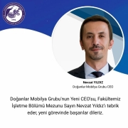 Fakültemiz Mezunu Nevzat Yıldız, Doğanlar Mobilya Grubu’nun Yeni CEO’su Oldu