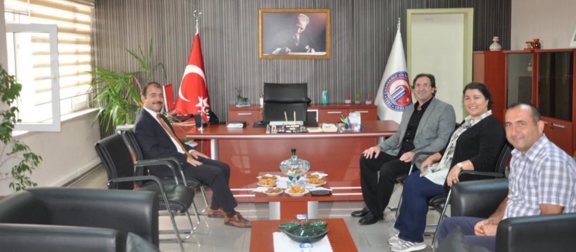 Kaymakamımız Sayın Erdinç DOLU İİBF Dekanı Prof. Dr. Hüsnü Levent DALYANCI'yı Ziyaret Etti