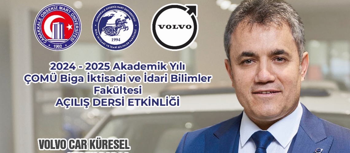 Konuşmacı VOLVO Car Küresel Yedek Parça Ticari Operasyonlar Başkanı Sabri SÖZEN