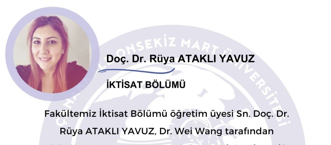 Doç. Dr. Rüya ATAKLI YAVUZ COST Projesinde