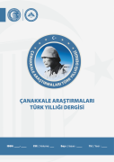 Çanakkale Araştırmaları Türk Yıllığı 25. Cildinin 40. Sayısı Yayımlandı