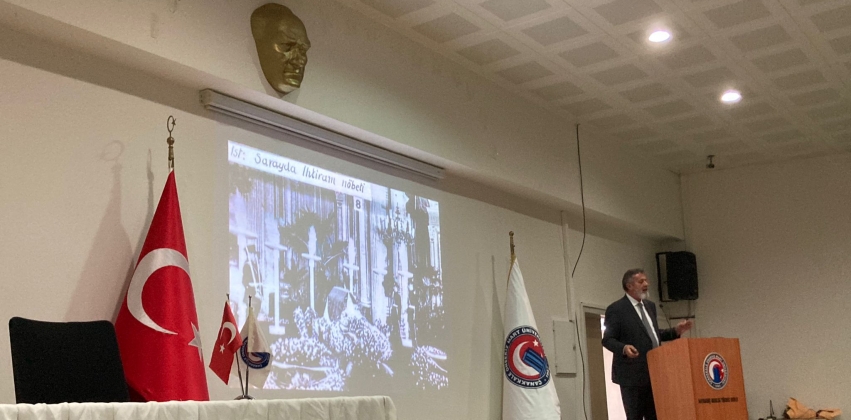 Gazi Mustafa Kemal Atatürk vefatının 86. yıldönümünde Bayramiç MYO'da anıldı.