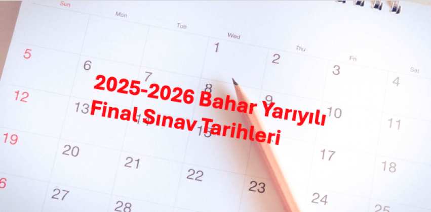 FİNAL SINAV PROGRAMI 