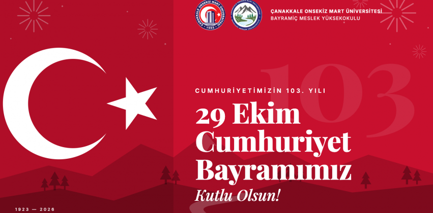Cumhuriyet Bayramımız Kutlu Olsun