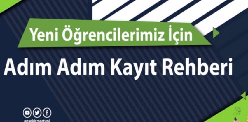 Adım Adım Kayıt İlemleri