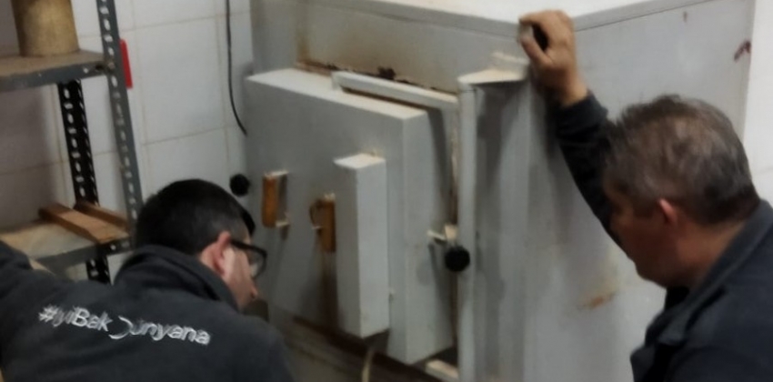 Kale Seramik A.Ş. Tarafından, El Sanatları Bölümü'nde Yer Alan Fırınların Bakımı Gerçekleştirildi