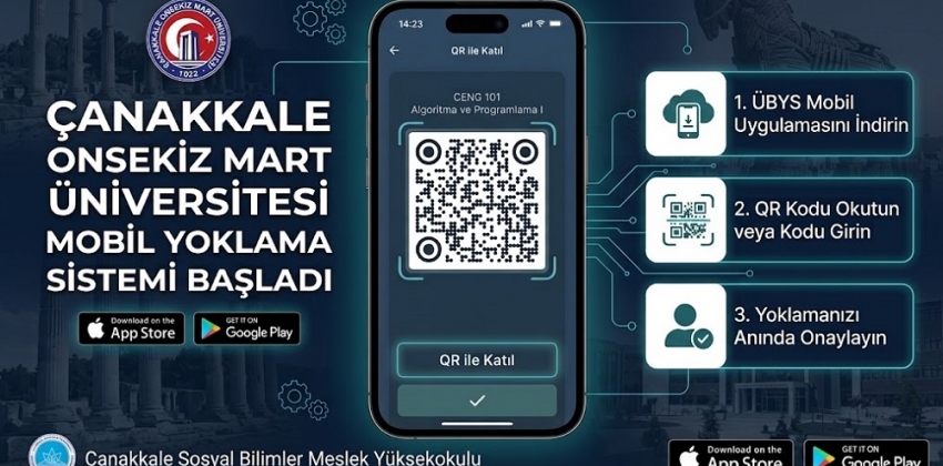 ÖĞRENCİLERİMİZİN DİKKATİNE: ÜNİVERSİTEMİZDE YOKLAMA SİSTEMİ BAŞLADI!