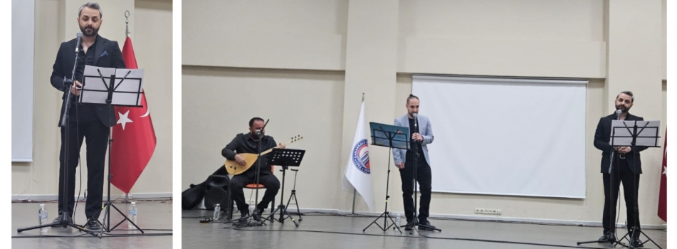 İnşaat Bölümü Öğretim Elamanının Sanatsal Organizasyonu "Gam Teli" Şiir ve Müzik Dinletisi Gerçekleştirildi.