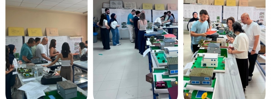 İnşaat Teknolojisi Programında Final Heyecanı: Geleceğin İnşaat  Teknikerleri Projelerini Yarıştırdı