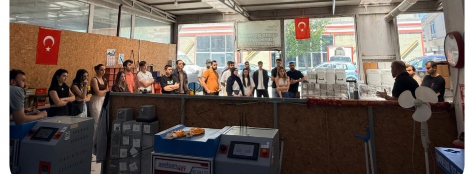 İnşaat Teknolojisi Öğrencilerinden Geomp Laboratuvarına  Teknik Gezi 