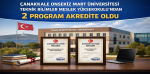 Yüksekokulumuz'dan Çifte Akreditasyon Başarısı