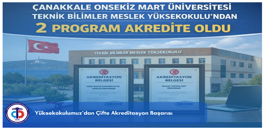 Yüksekokulumuz'dan Çifte Akreditasyon Başarısı