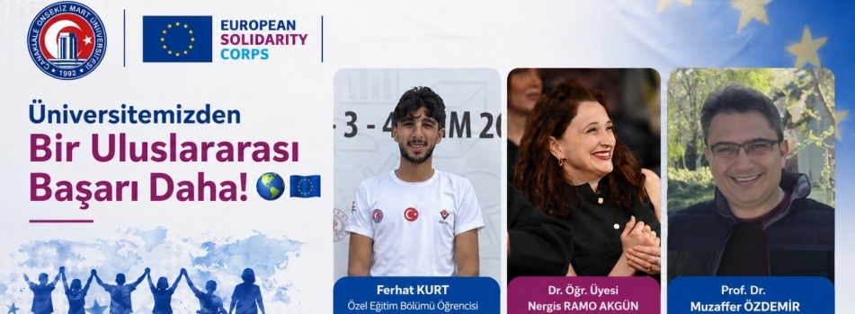 Üniversitemizden Bir Uluslararası Başarı Daha