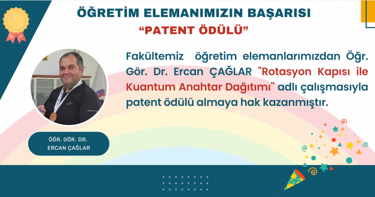 Fakültemizde Patent Başarısı