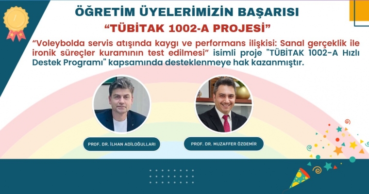 "Voleybolda servis atışında kaygı ve performans ilişkisi: Sanal gerçeklik ile ironik süreçler kuramının test edilmesi" İsimli TÜBİTAK Projesi 