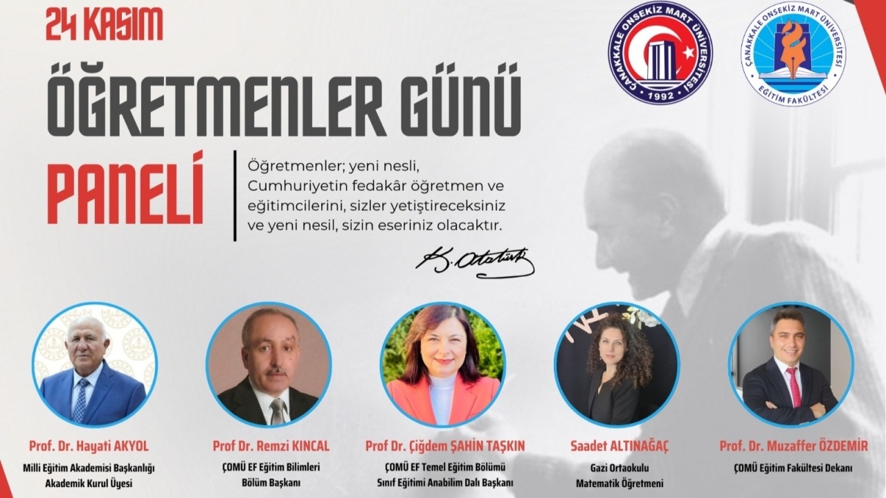 24 Kasım Öğretmenler Günü Paneli