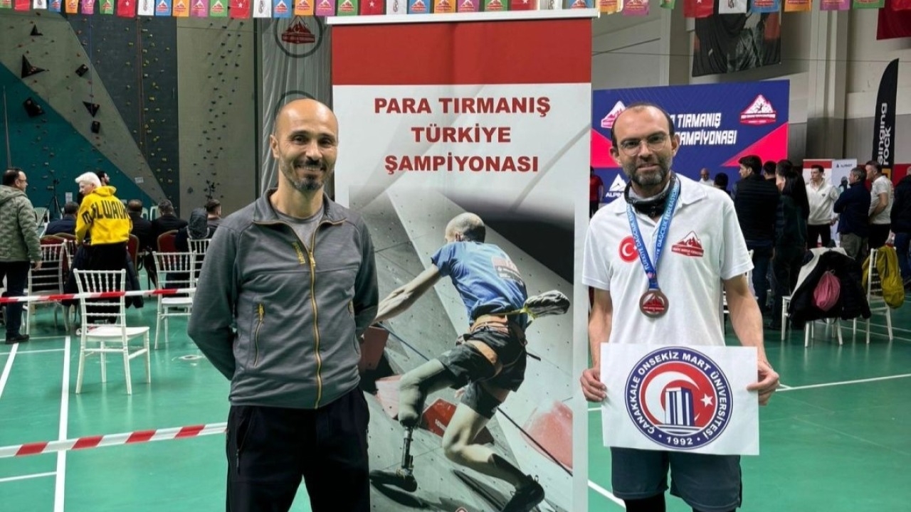 ÇOMÜ’lÜ ÖĞRENCİ TÜRKİYE ÜÇÜNCÜSÜ OLDU