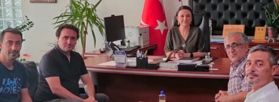 Bölümümüz Öğretim Elemanları Rektör Yardımcımız Prof.Dr. Evren KARAYEL GÖKKAYA'yı Makamında Ziyaret Etti.