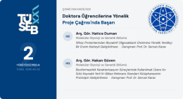 TÜSEB 2026 Yılı Proje Destek Programı'nda Fakültemizden İki Başarı