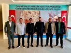 ÇANAKKALELİ İŞ İNSANLARINDAN MESLEK YÜKSEKOKULU MÜDÜRÜMÜZ DOÇ. DR. HALİT KUŞKU’YA ZİYARET
