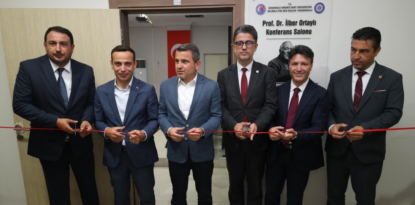 Gelibolu'da Anlamlı Vefa: Prof. Dr. İlber Ortaylı'nın Adı Konferans Salonunda Yaşayacak