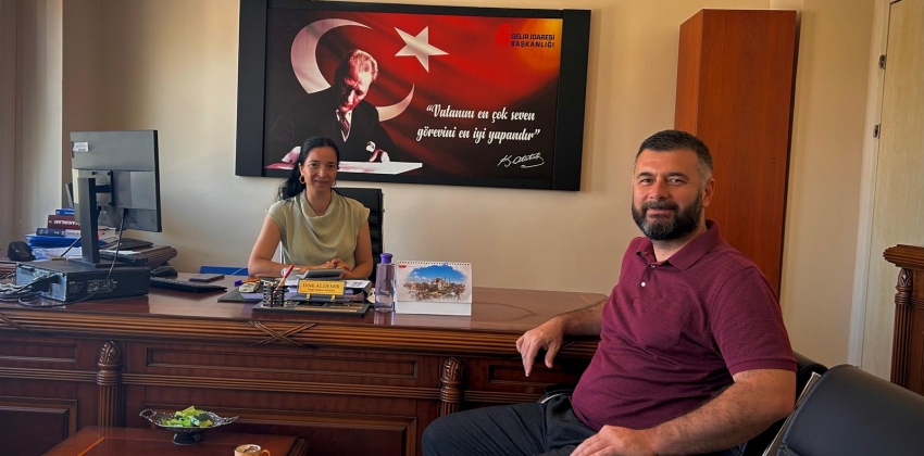Müdürümüzden Gelibolu Vergi Dairesi Müdürlüğüne İade-i Ziyaret