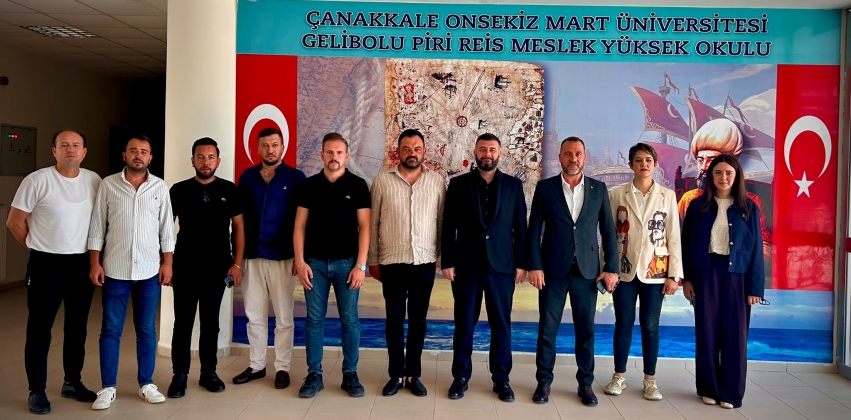 MHP Gelibolu İlçe Yönetiminden Yüksekokulumuza Ziyaret