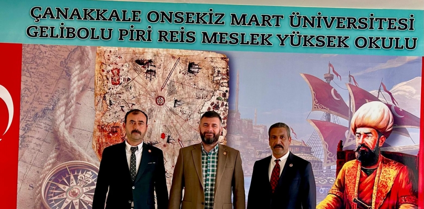 BÜYÜK BİRLİK PARTİSİ ÇANAKKALE TEŞKİLATINDAN MESLEK YÜKSEKOKULUMUZA ZİYARET