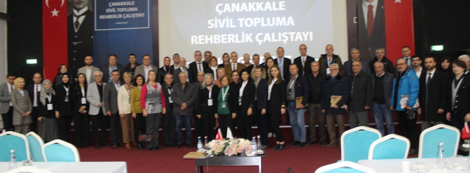 "Çanakkale Sivil Topluma Rehberlik Çalıştayı" Gerçekleştirildi.