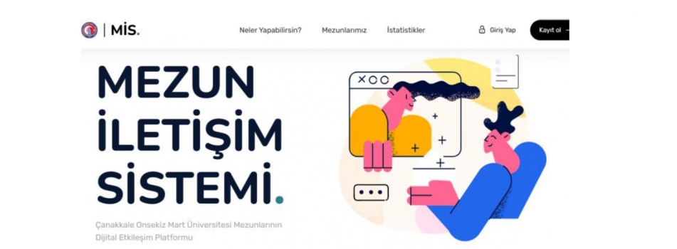 Üniversitemiz Mezunlarının Dijital Etkileşim Platformu: Mezun İletişim Sistemi