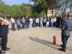 Gökçeada MYO Yangın Tatbikatı