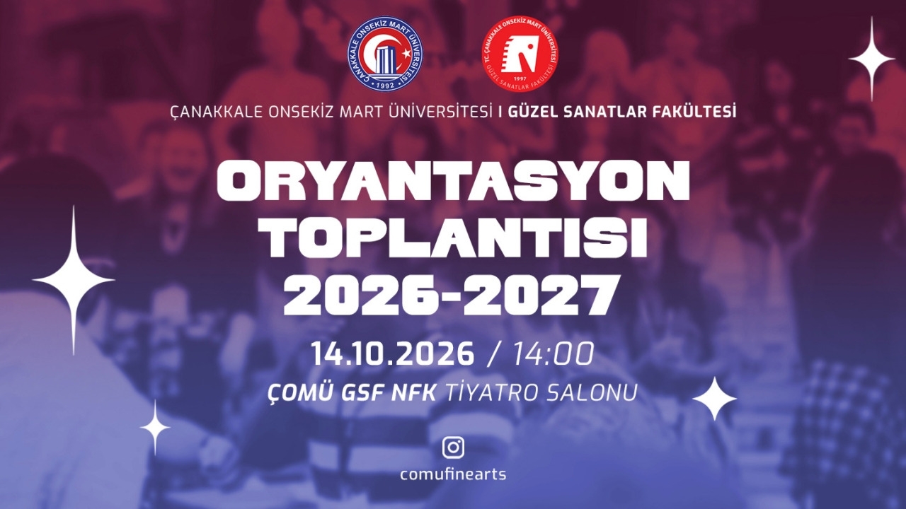 2026-2027 Oryantasyon Toplantısı