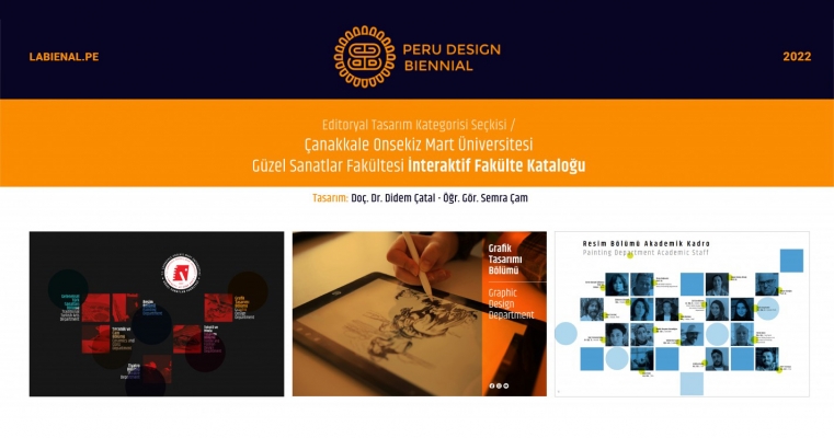 Peru Design Bienal'inde Grafik Tasarımı Bölümünün Başarısı