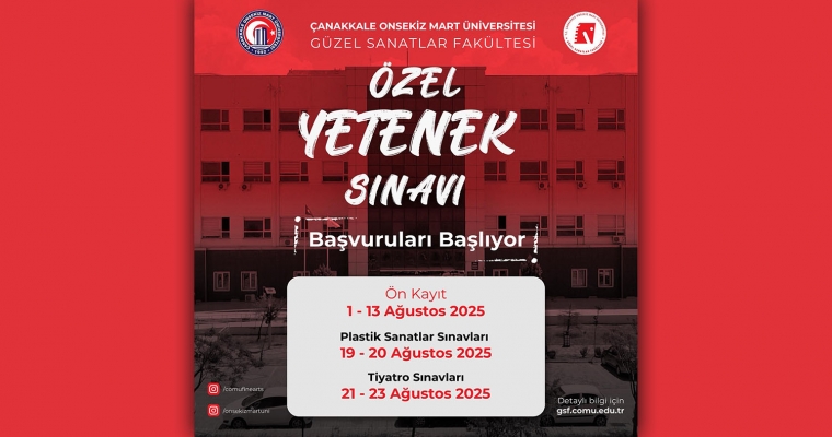 2025-2025 Yılı Özel Yetenek Sınavları