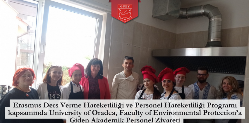 rasmus Ders Verme Hareketliliği ve Personel Hareketliliği Programı kapsamında University of Oradea, Faculty of Environmental Protection’a Giden Akadem