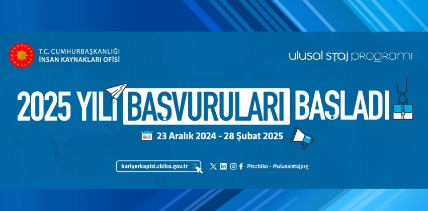 2025 Yılı Ulusal Staj Programı Hakkında